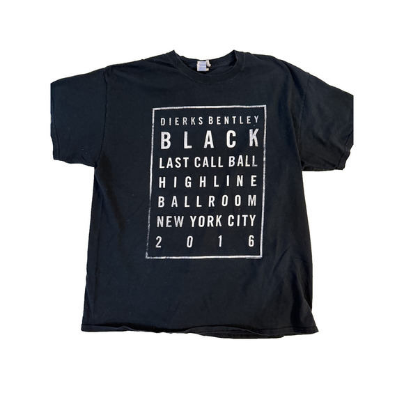 Dierks Bentley Shirt Mens XL 2016 Highline Ballroom NYC Concert Tour Tee Country - Picture 1 of 4